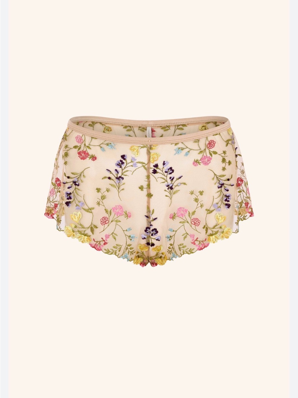 Gooseberry Intimates - Wildflower Short Lingerie - Floral - NWT - Size Medium